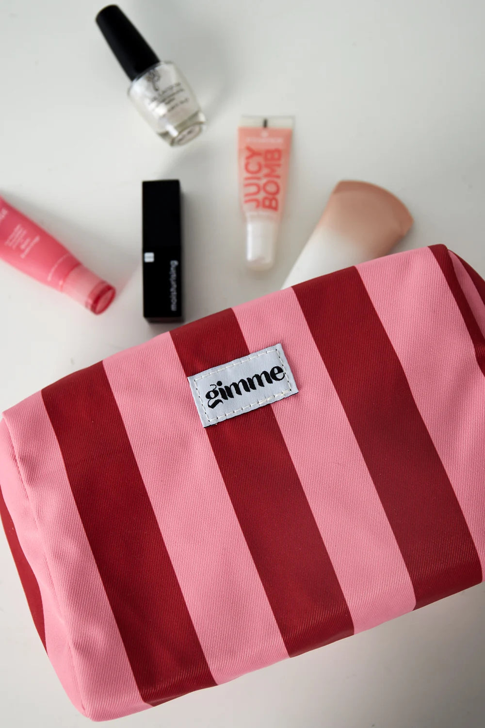 Vrolijke Toilettas – Roze/Rood