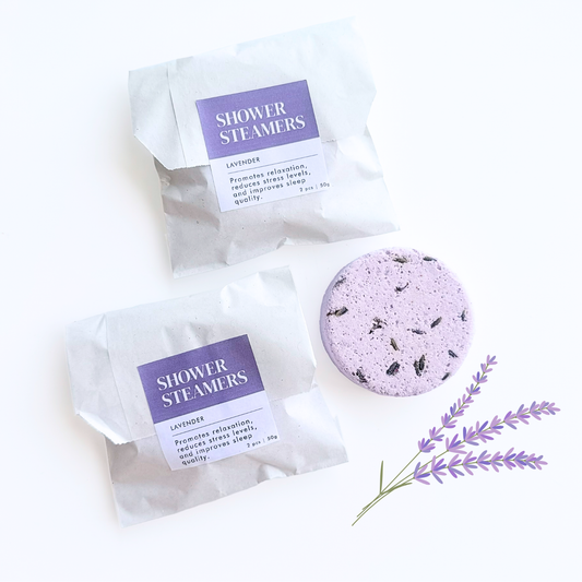 Lavendel Douchestoomtablet – Creëer een Spa Moment in je Eigen Douche