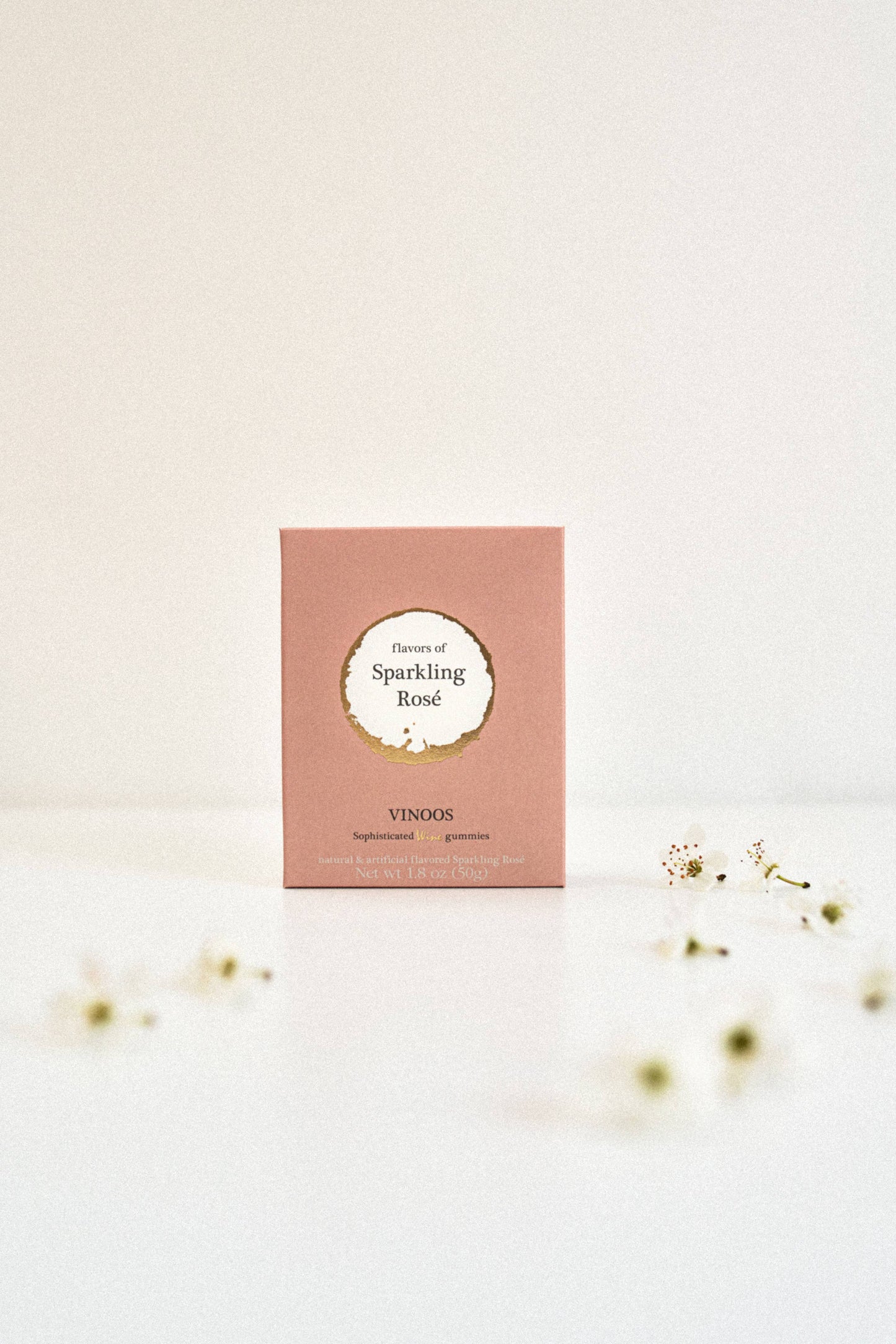 Sprankelende Rosé Wijn gum - Enkele Cadeaubox