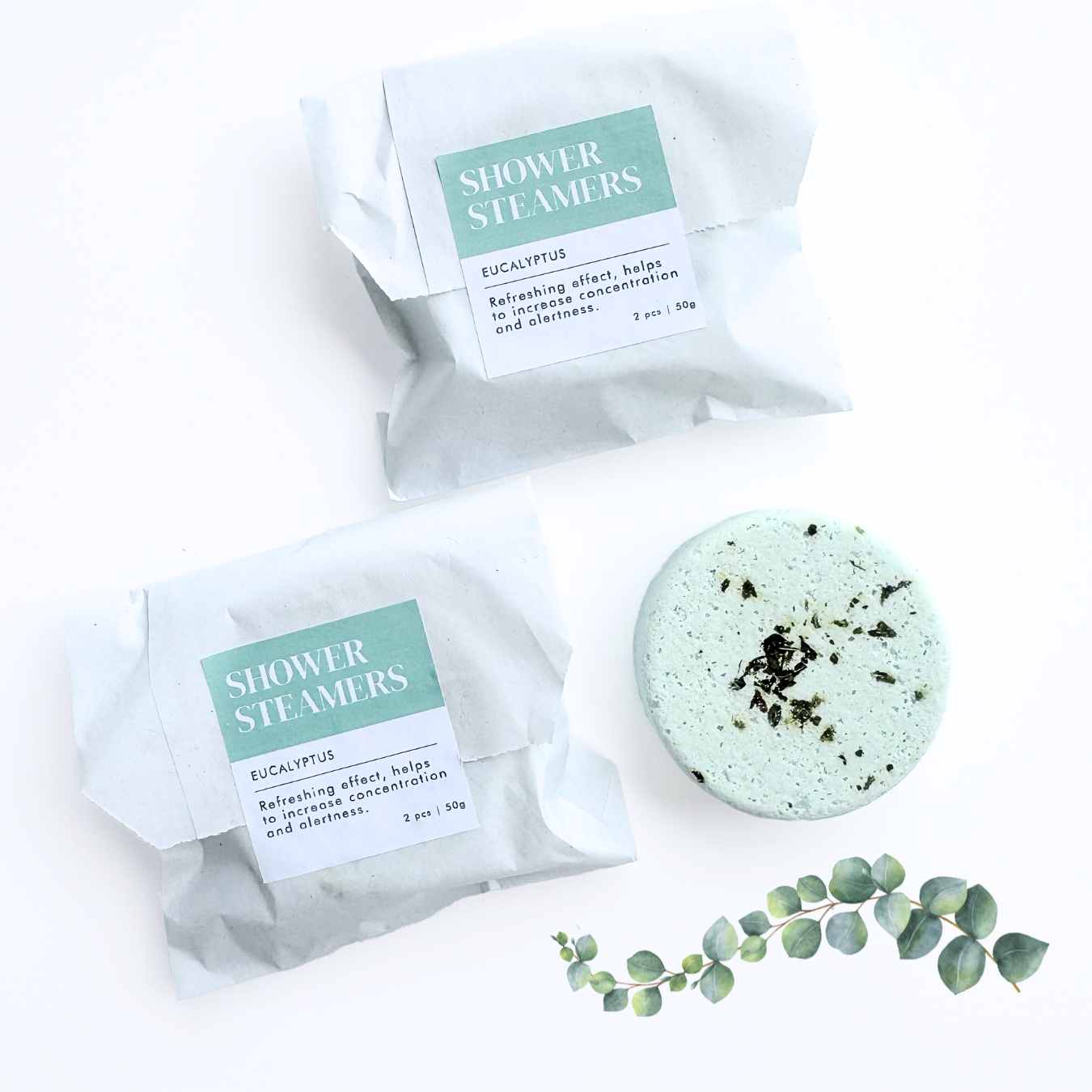 Eucalyptus Stoomtablet voor de Douche – Verkwikkende Aromatherapie