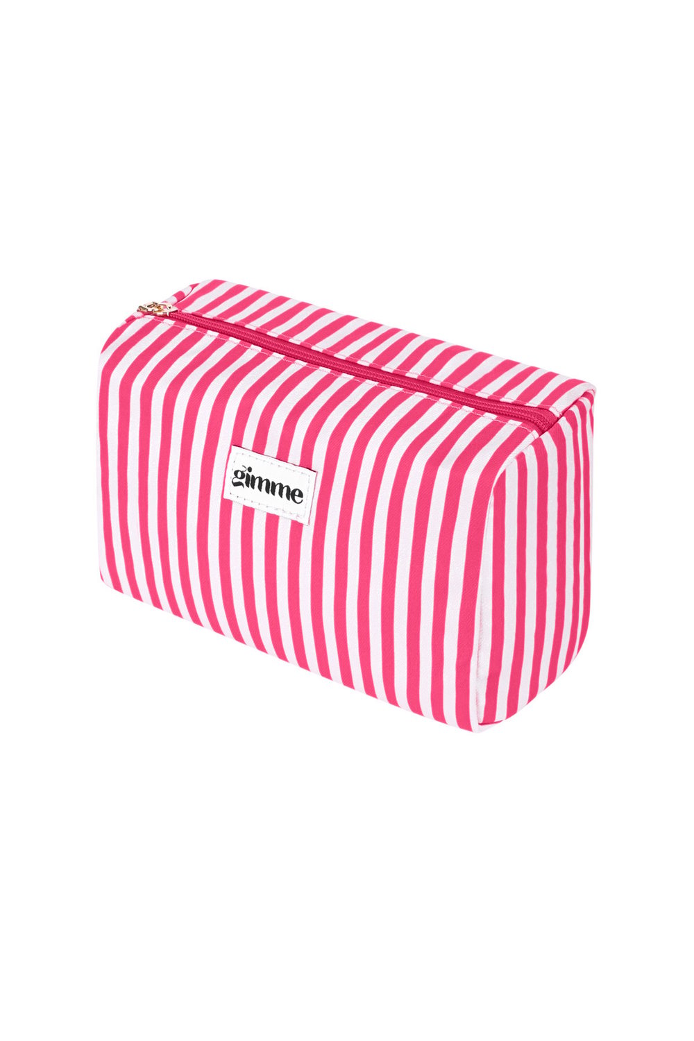 Make-up Tas Roze Strepen
