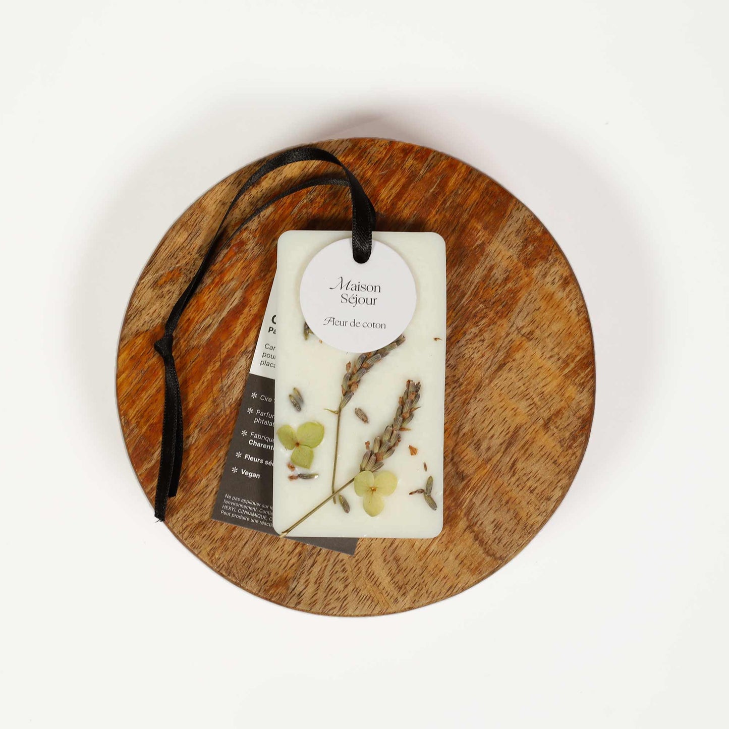 Geparfumeerde bloemenkaart - Katoenen bloem