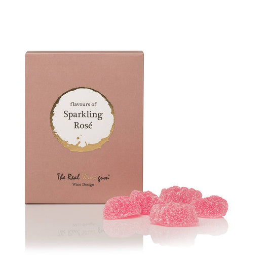 Sprankelende Rosé Wijn gum - Enkele Cadeaubox