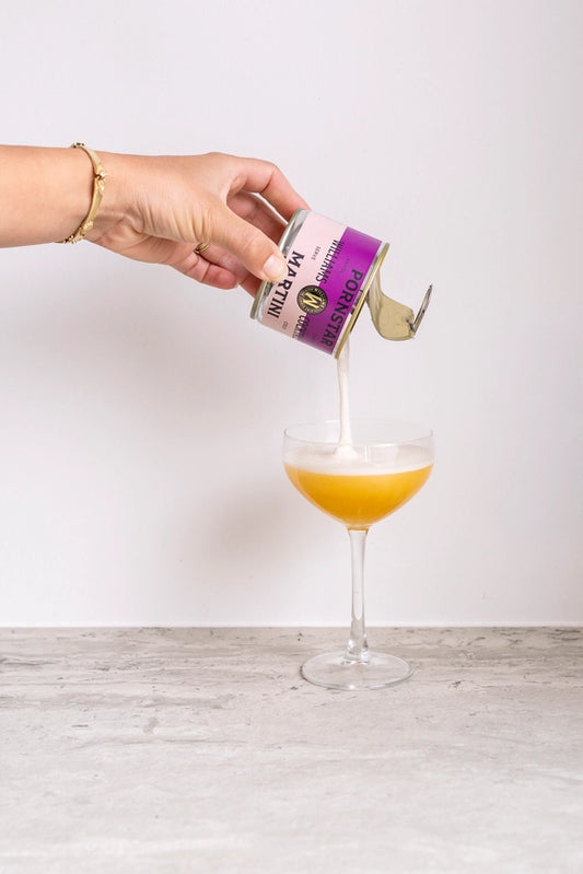 Cocktail in blik - Pornstarmartini